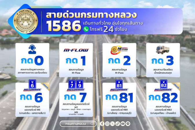 เดินทางทั่วไทย อุ่นใจทุกเส้นทาง